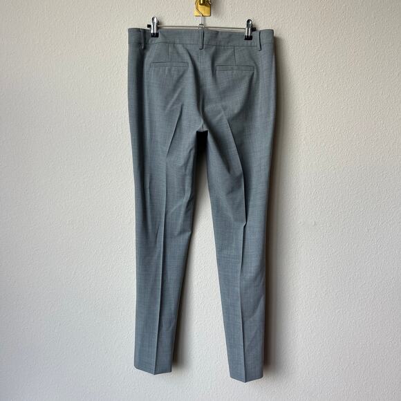 Tibi Gray Heather Tailored Leg Slit Trousers Size 6 - Picture 2 of 5